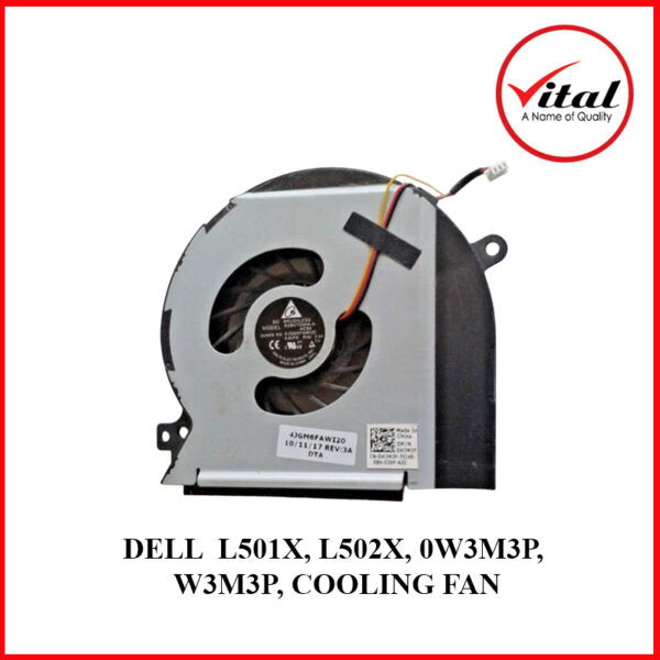 DELL L501X L502X 0W3M3P W3M3P COOLING FAN