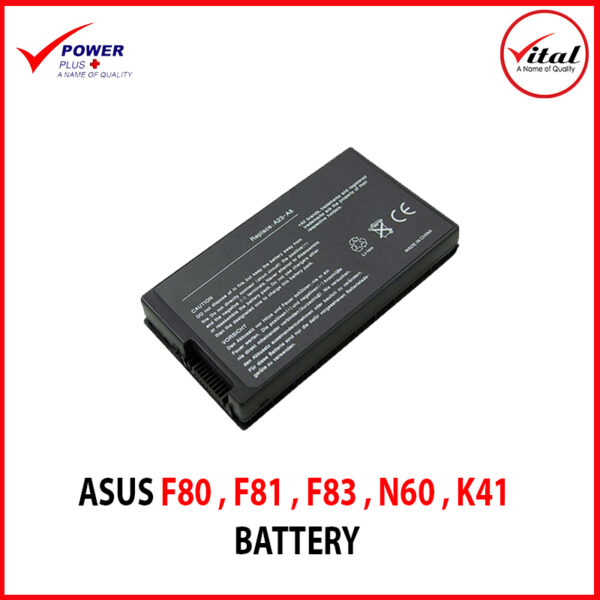 ASUS F80 , F81 , F83 , N60 , K41 BATTERY FOR ASUS F8 F80 F80H F80A F80S F80Q F80L F80M F81 F81SE X82SE F83 F50S X61 X61W X61S X61GX X61SL X61Z X61SL X61Z SERIES ।