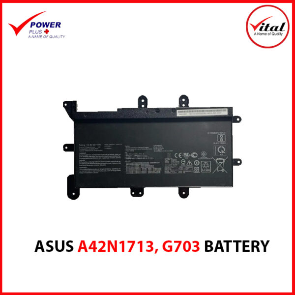 ASUS A42N1713, G703 BATTERY ORIGINAL FOR ASUS Asus ROG CHIMERA G703VI-E5041T, G703VI-E5089T SERIES 6 Laptop Battery