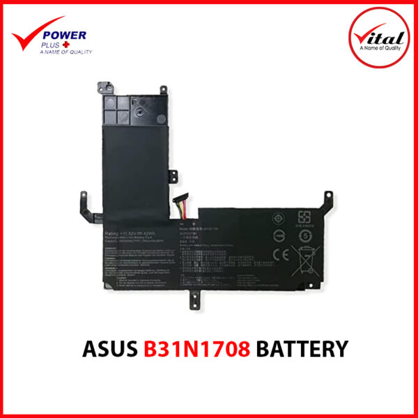 ASUS B31N1708 BATTERY ORIGINAL FOR ASUS VIVOBOOK FLIP 15 TP510UA TP510UF TP510UQ Series TP510UA-E8102T TP510UA-RH31T LAPTOP BATTERY