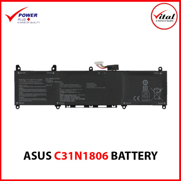 ASUS C31N1806 BATTERY ORIGINAL FOR ASUS VIVOBOOK S13 X330UA X330UN X330FA X330FL S330UA S330FA S330FN V330FA V330FN R330UN K330FA K330FN I330FN