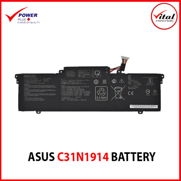ASUS C31N1914 BATTERY ORIGINAL FOR ASUS ZENBOOK 13 UX425UG ZENBOOK 14 UX435EA UX435EA-A5007T UX435EAL UX435EG UX435EG-A5008R UX435EGL UM425QA UM425QA-KI072T