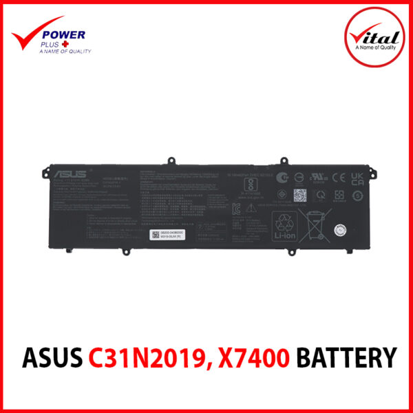 ASUS C31N2019 BATTERY ORIGINAL FOR ASUS VIVOBOOK PRO 14X OLED M7400 15 OLED M3500QC M3500QC-L1062T M3500QC-L1079T M3500QC-L1081T M3500QC-L1142T L1221T M3500QC-L1249W M3500QC-L1347W