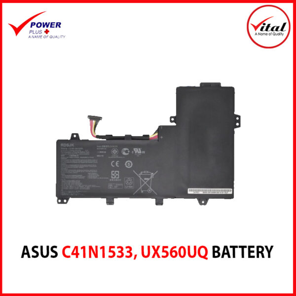 ASUS C41N1533 BATTERY ORIGINAL FOR ASUS Q524U Q524UQ Q524UQK Q534U Q534UX Q534UX-BHI7T19 UX560UQ Q534UXK Q504UQ Q504UX UX560UQ-1A UX560UQ-1C UX560UX UX560UX-1A