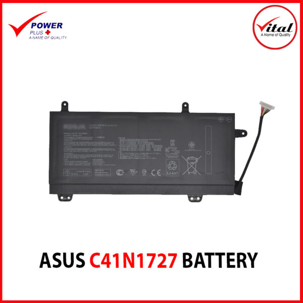 ASUS C41N1727 BATTERY ORIGINAL FOR ASUS ROG ZEPHYRUS M GM501 GM501G GM501GM GM501GS GU501 GU501GM GM501GM-WS74 GM501GS-XS74 GM501GS-EI015T GU501GM-BI7N8 SERIES 0B200-02900000 0B200-02900000M