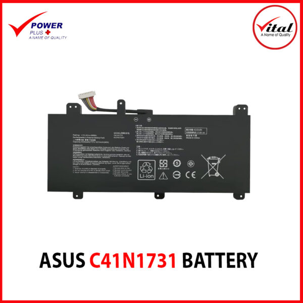 ASUS C41N1731 BATTERY ORIGINAL FOR ASUS GL504 GL504GM GL504GS ROG STRIX GL504GW SCAR II GL504GM-ES155T GL504GM-ES158T