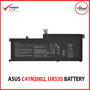 ASUS C41N2002, UX535 BATTERY ORIGINAL FOR ASUS ZENBOOK PRO UX535 UX535L UX535LH UX535LI UX535LH-AP1871T UX535LH-BN128R UX535LI-BN141T UX535LI-E2211T UX535LI-H2171R UX535LI-WB723R 0B200-03770100