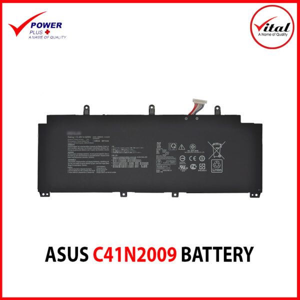 ASUS C41N2009 BATTERY ORIGINAL FOR ASUS ROG FLOW X13 GV301 GV301QC GV301QE GV301QH GV301RA GV301RC GV301RE PV301 PV301QH GV301QC-K6017 GV301QE-K5010T