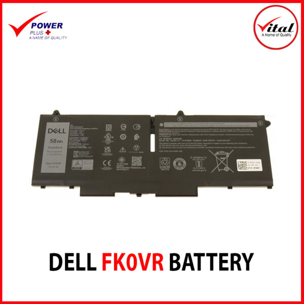 DELL FK0VR BATTERY ORIGINAL FOR DELL LATTITUDE 5330 5430 5530 7330 7430 7530 LATTITUDE 5330 7330 7430 2-in-1 SERIES 8H6WD 08H6WD 01VX5 001VX5 404T8