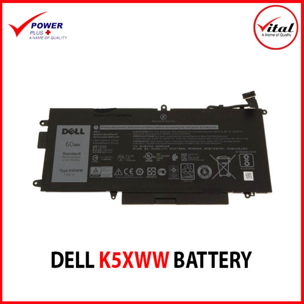 DELL K5XWW BATTERY ORIGINAL 71TG4 , D7280 725KY CFX97 0N18GG FOR DELL LATTITUDE 13 7389 LATTITUDE 7390 2-in-1 LATTITUDE 12 5000 5289 2-in-1 L3180 E5289 P29S001 P29S002