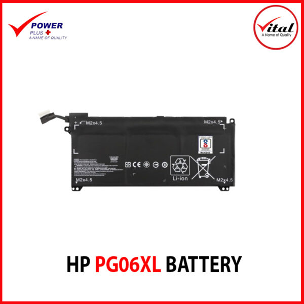 HP PG06XL BATTERY ORIGINAL FOR HP OMEN 15-DH1010CA 15-DH1019NR 15-DH1065CL 15-DH0001LA 15-DH0006TX 15-DH0007TX 15-DH0010TX SERIES HSTNN-DB9F L48431-2C1 L48497-005