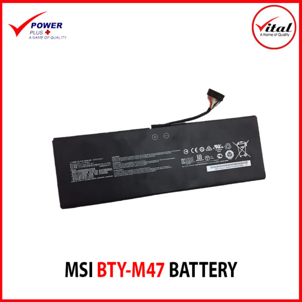 MSI BTY-M47 BATTERY ORIGINAL FOR MSI GS40 GS40 6QE 6QE-006XCN GS43 GS43VR 6RE 6RE-045CN SERIES NOTEBOOK