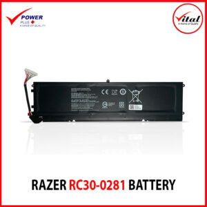 RAZER BLADE RC30-0281 BATTERY ORIGINAL FOR RAZER BLADE STEALTH 13.3" 2018 2019 2020 GTX1650 MAX-Q RZ09-02810 RZ09-02810E71 RZ09-02812E71