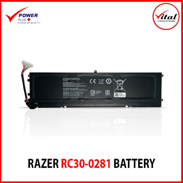 RAZER BLADE RC30-0281 BATTERY ORIGINAL FOR RAZER BLADE STEALTH 13.3" 2018 2019 2020 GTX1650 MAX-Q RZ09-02810 RZ09-02810E71 RZ09-02812E71
