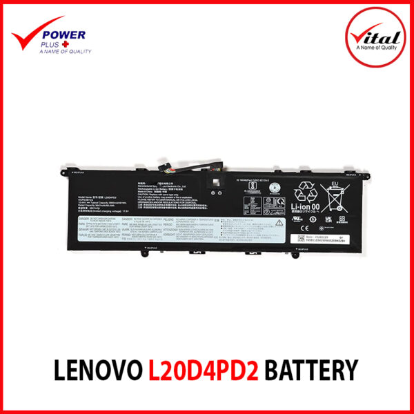 LENOVO L20D4PD2 L20C4PD2 L20B4PD2 BATTERY ORIGINAL FOR LENOVO THINKBOOK 14p G2 ACH SERIES NOTEBOOK