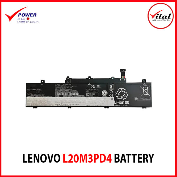 LENOVO L20M3PD4 L20C3PD4 L20D3PD4 L20L3PD4 L19D3PD5 L19C3PD5 L19M3PD5 BATTERY ORIGINAL FOR LENOVO E14 GEN 2 / E14 GEN 3 / E14 GEN 4 / E15 GEN 2 / E15 GEN 3 / E15 GEN 4 SERIES