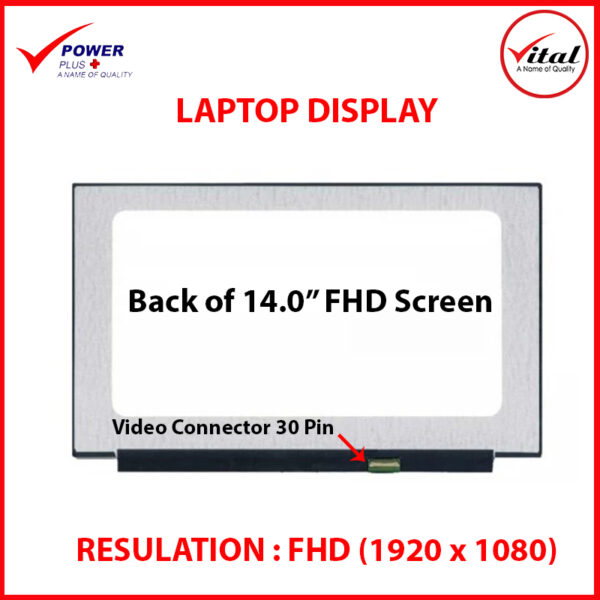 14.0" FHD IPS 30 pin Border less Laptop Display
