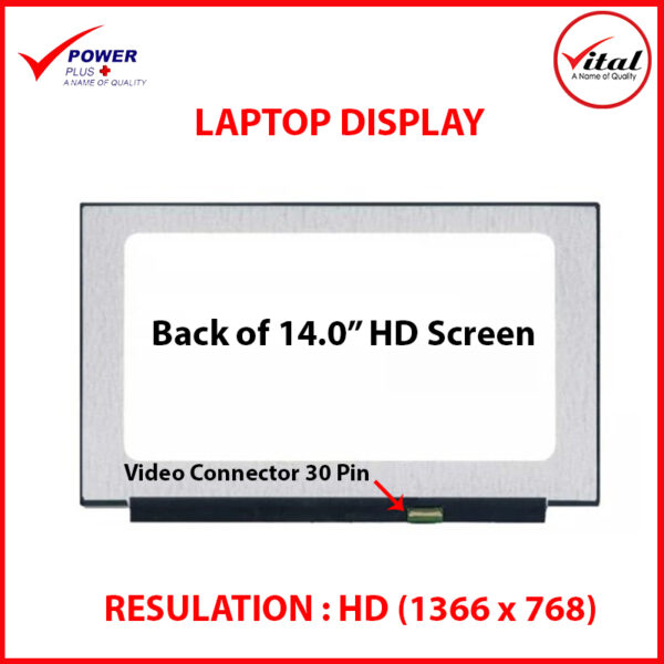14.0" HD Ultra 30 pin Border less Laptop Display